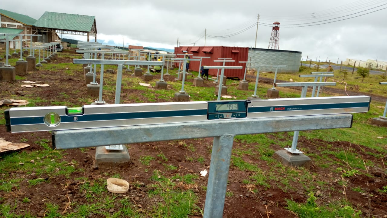 Ground Mount Foundation Assembly